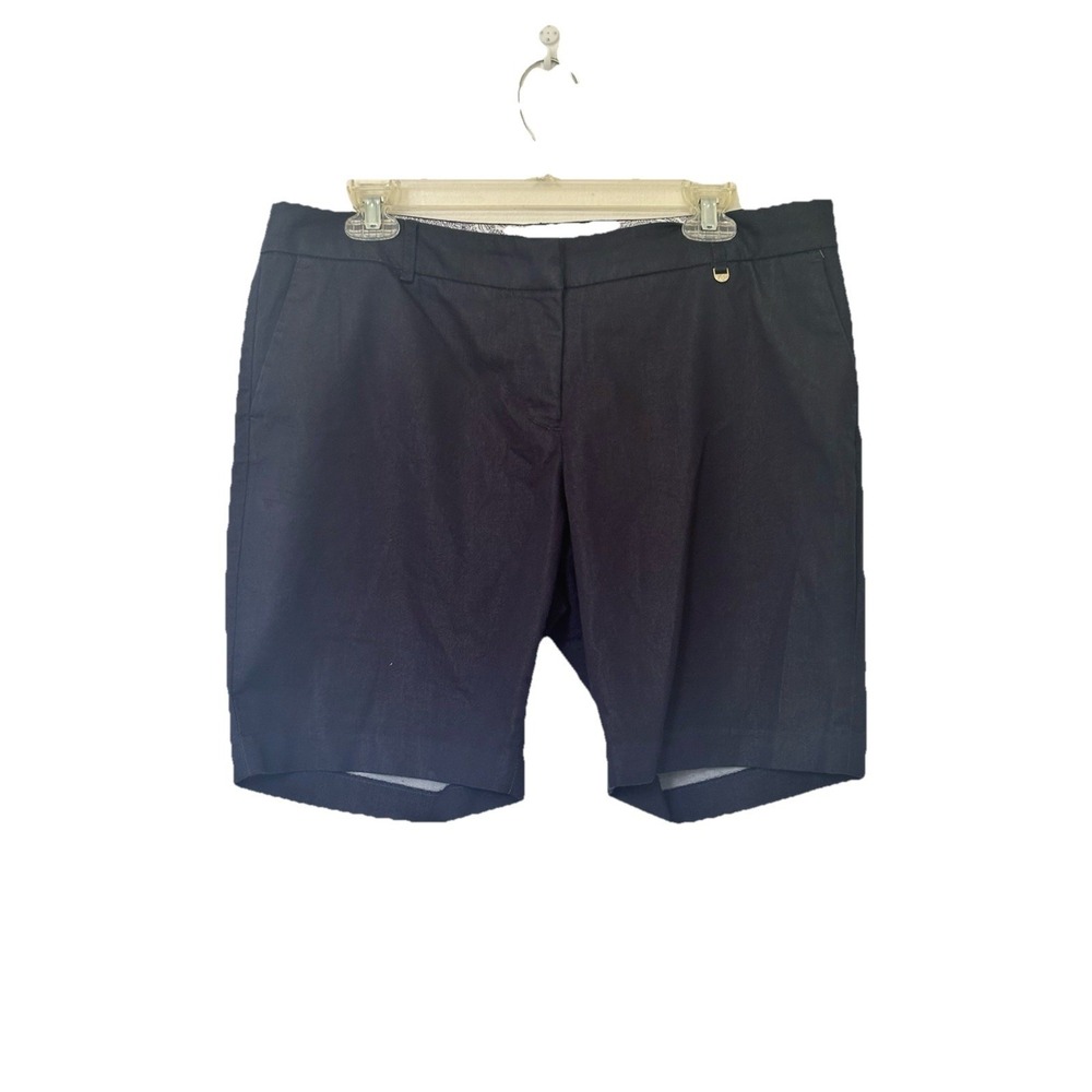 Dalia Bermuda Shorts Navy Blue Women's Size 12 Classic Preppy Nautical